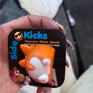 Sidekicks character, phone, stand Orange and White Character Phone Stand
